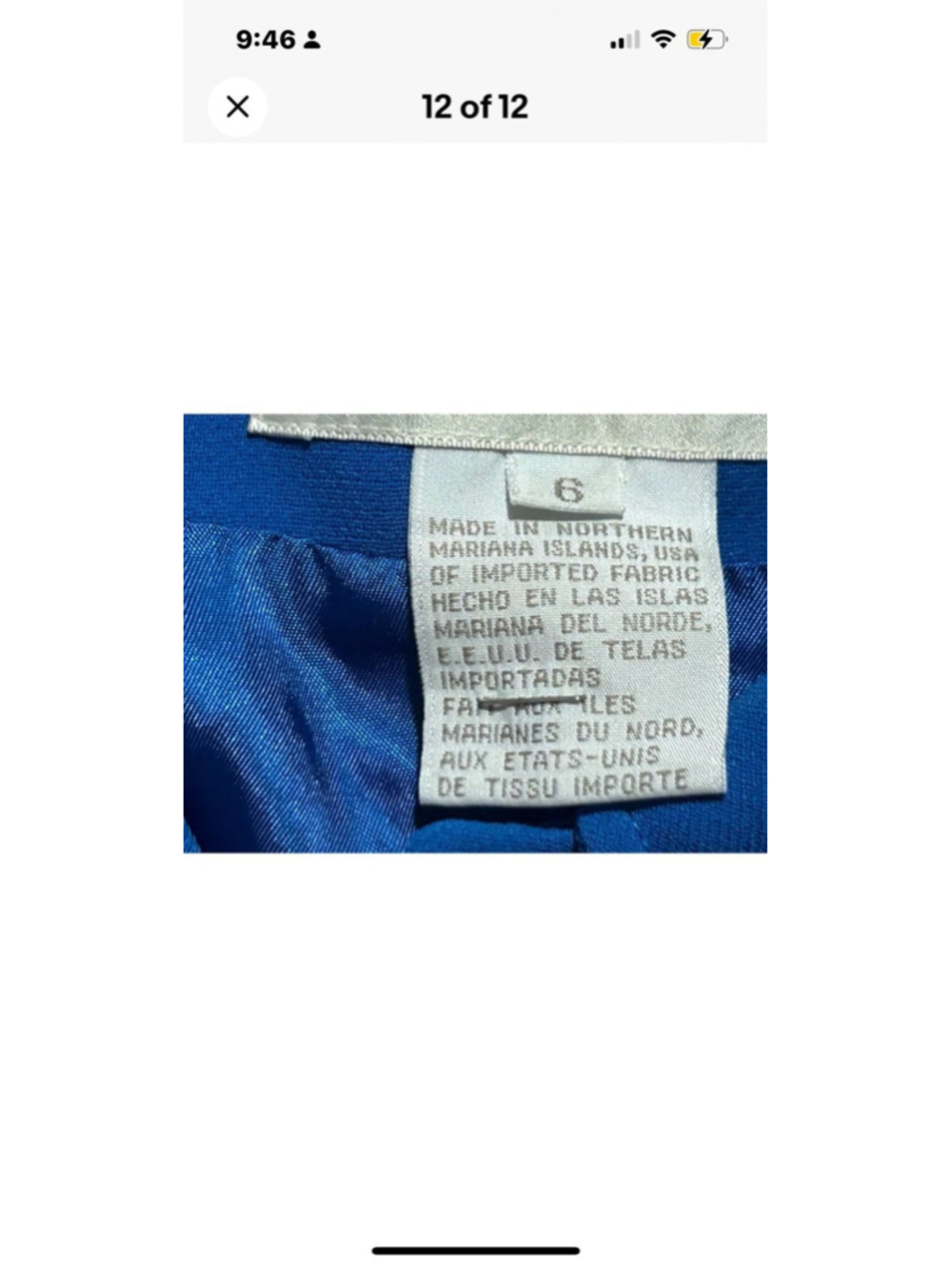 Jones New York women’s size 6 Blue Formal jacket - Picture 11 of 12
